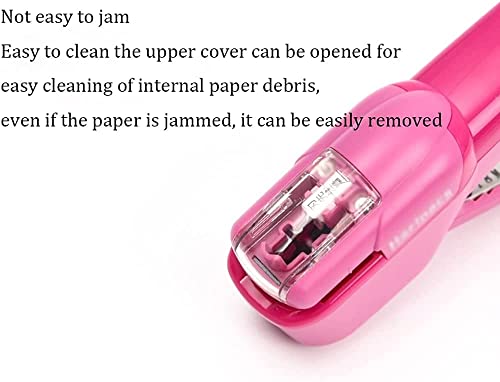 Nailless Desk Staplers with Handle Staplers Stapler 10 Sheets Desktop Staplers for Home Office Classroom