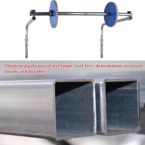 AFBEHL Bubble Cushioning Wrap Roll Dispenser, 40cm Wall Mount Foam Wrap Roll Dispenser, Quick Installation & Easy Rewind,Galvanized Thickening, for Packing Moving Shipping Protection Factory