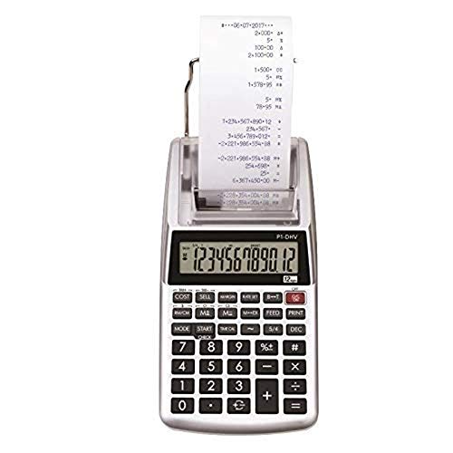 Mini Desktop Monochrome Printing Calculator for Financial Accounting 12 Digits 185 * 95 * 40mm Black