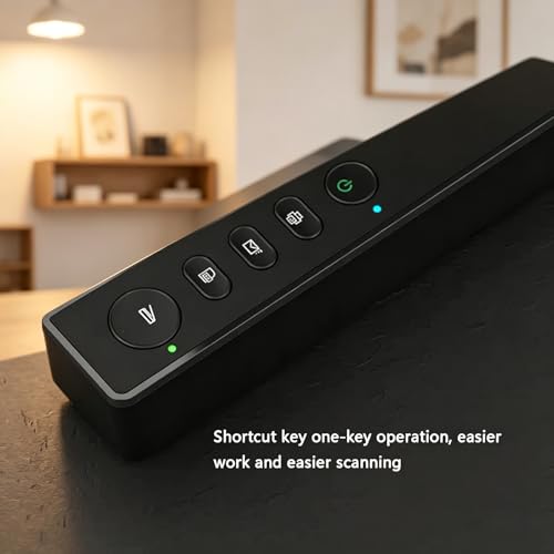 A3 Flatbed Scanner, 2400x2400 Dpi Photo and Document Scanner with LED Fill Light, OCR Text Recognition, Automatic Cropping, for Photos, Documents
