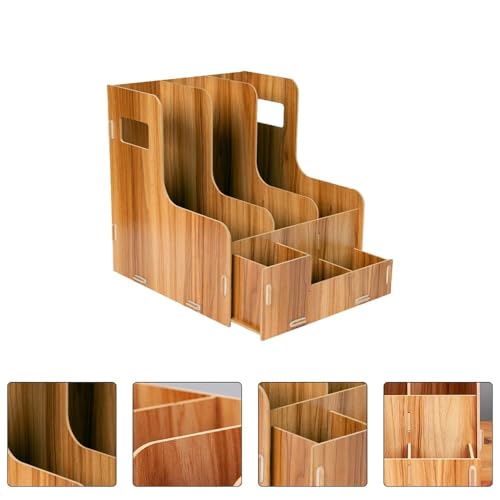 FURUIM2024M File Holder Desk File Box Book Rack Folder Storage Holder Desktop Office Home