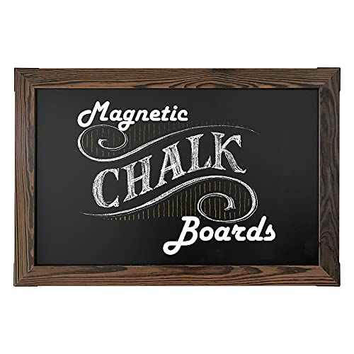 Loddie Doddie Magnetic Chalk Board Sign, Magnet Board for Wall, 20" x 30"