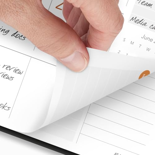 AT-A-GLANCE Planner 2024-2025 Academic, Weekly & Monthly, Hourly Appointment Book, 8-3/4" x 11", Large, Monthly Tabs, Flexible Cover, Plan.Write.Remember., Black (70595705)
