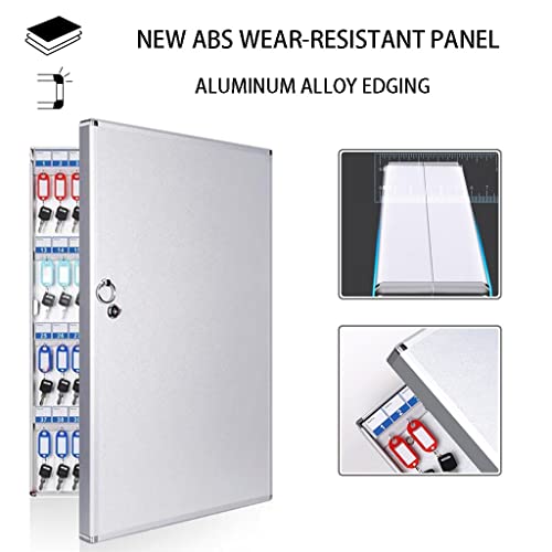 xdgFHsy Home Wall-Mounted Small Key Cabinet(24-Keys)