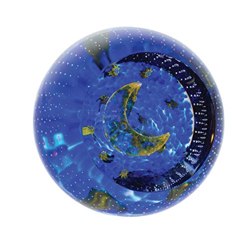 Caithness Glass U17089 Sentiments-to The Moon and Back Paperweight, Multi Coloured, One Size