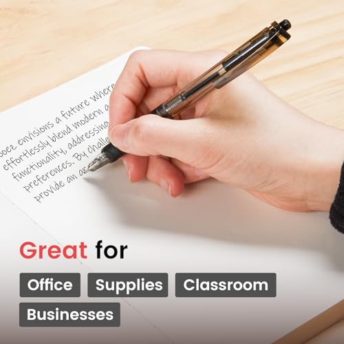 Sooez 500 Pack Bulk Pens Ballpoint, Smooth Writing Pens with Soft Grip