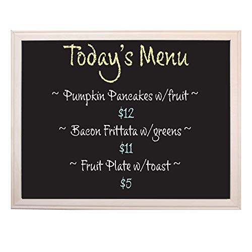 Flipside 36 x 48 Wood Framed Black Chalkboard, 36"" x 48"""
