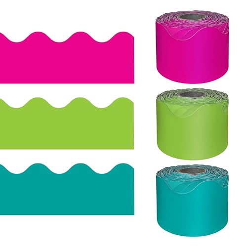 Carson Dellosa Colorful Bulletin Board Border Sets for Classrooms, 3 Pack