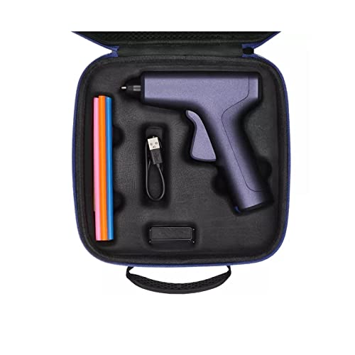 LIBODD Hot Glue Gun Cordless Hot Glue Gun Rapid Heating Glue Gun Kit with Premium Glue Stick for Home Hot Silicone Gun for DIY Arts, Crafts and Quick Repairs
