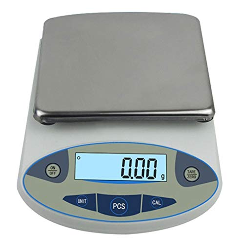 sdneNest Digital Scale LCD Stainless Steel Tare Function High Precision for Jewelry Laboratory Weighing Multifunctional 30kg/0.1g.2kg/0.1g