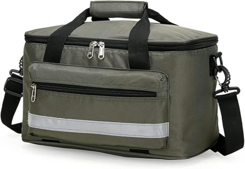 YUSIWOAL First Aid Bag Empty,Professional First Aid Kits Storage Bag, Empty First Responder Bag for Emergency Home Office(B)