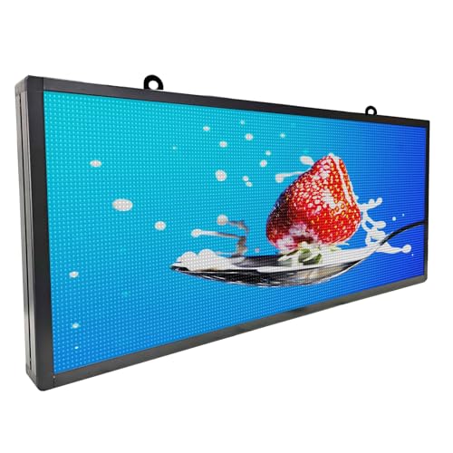 HS P6 40''x17'' Led sign Outdoor Digital Open Neon Programmable Scrolling