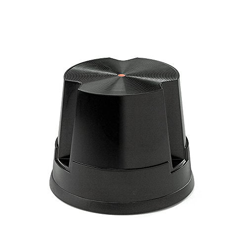 Azar Displays 300507-BLK Short Black 1-Step Stool
