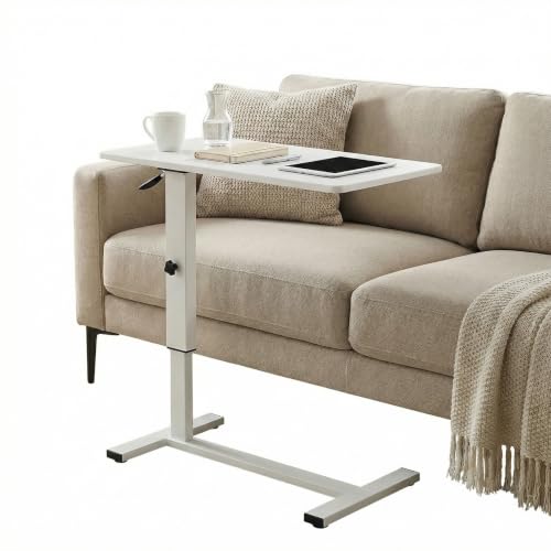 Pneumatic Lap Desks with Wheels 27.56-37.4in Adjustable Height