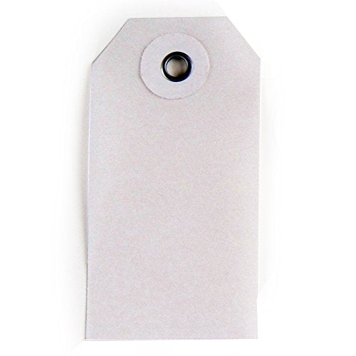 UltraSource 448513 Tyvek Tags, Blank, 1.625" W x 3.25" L, White (Pack of 1000)