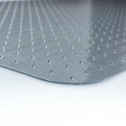 Marvelux Thick Polycarbonate Chair Mat for Plush Pile Carpets, 35” x 47”