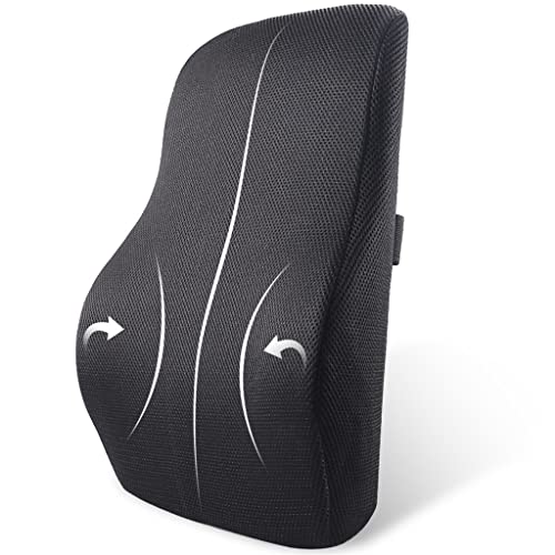UIOLCFG Lumbar Support Pillow; Memory Foam Chair Cushion Supports Lower Back Accessories car Pillow Memory Foam