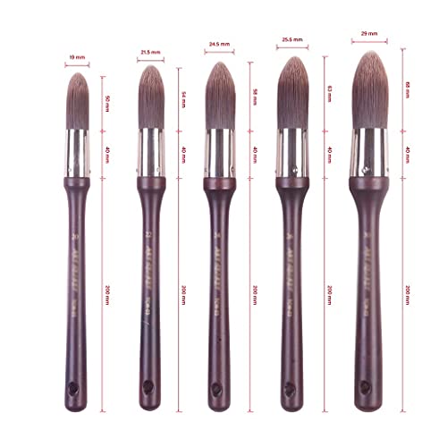 TGBHM Acrylic Oil Artist Brush Large Brush Multi Purpose Stiff Synthetic Hair Wooden Handle Paint Brush Art Supplies