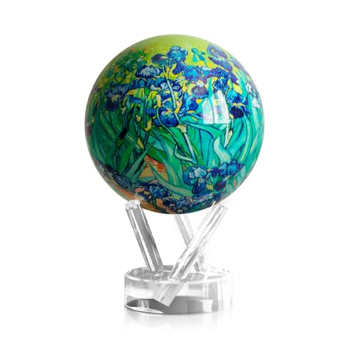 MOVA Self Rotating Globe, Van Gogh Irises Classic (4.5")