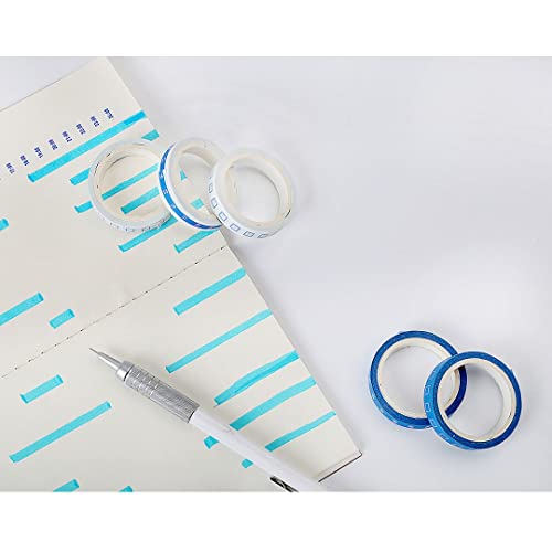 VIAENKFG Daily Month Week Plan Decorative Adhesive Tape DIY Scrapbooking Sticker Label