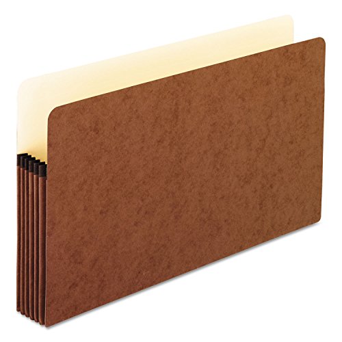 Pendaflex 1536GOX Standard Expanding File Pockets, Manila, Straight Cut, 1 Pocket, Legal, Redrope