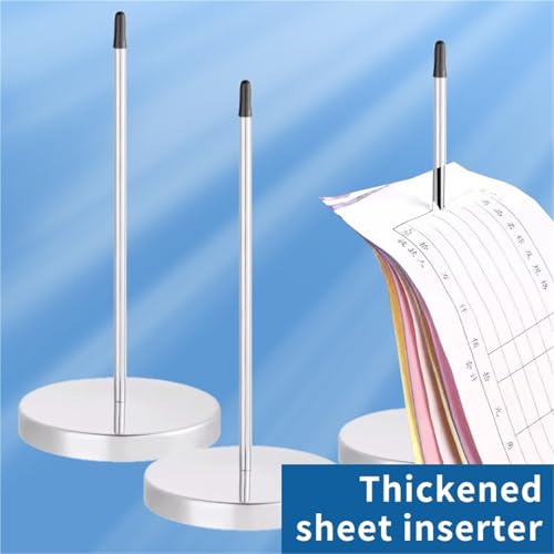 Ticket Stabber 10/20/50pcs Bill Fork Desk Receipt Memo Holder Ticket Paper Summons Spike Stick for Restaurant Check Spindle Stabber(50pcs)