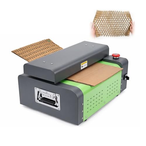 TYXMPH Cardboard Expansion Machine Cardboard Shredder Honeycomb Packing Filler Machine Converts Waste Cartons to Packing Material 325mm Cutting Width for Warehouse Shipping