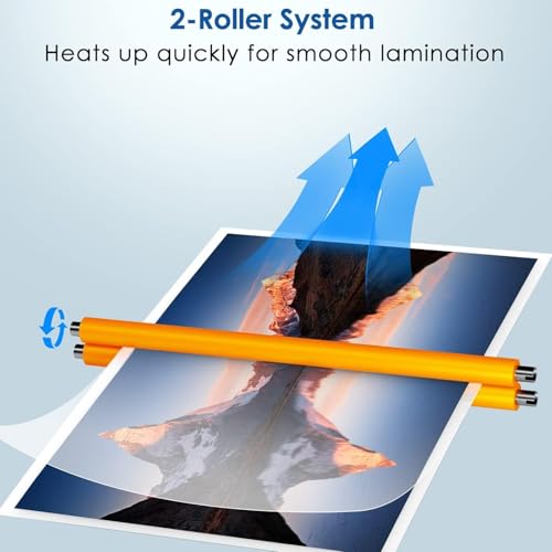 Laminators, Hot Laminators and Cold Laminators with A4/A5/A6 Plastic Film, Corner Rounders, Hole Punches and Ruler Cutters, ABS One-Touch Film Removal for Homes, Schools and Offices