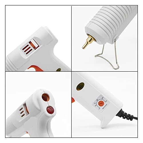LIBODD Hot Glue Gun Hot Melt Glue Gun Long Nozzle Diameter 1mm 1.3mm Small Aperture Industrial Glue Gun DIY Craft Repair Tools Glue Gun for DIY Arts, Crafts and Quick Repairs(4pcs nozzles)