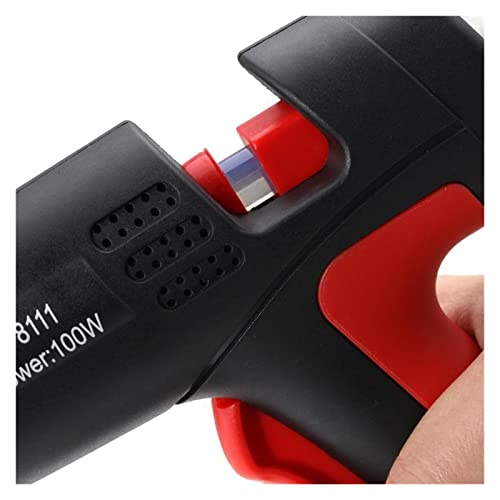 LIBODD Hot Glue Gun Hot Melt Glue Gun Cordless Rechargeable for 11mm Glue Stick Battery Home DIY Repair Tool for Battery for DIY Arts, Crafts and Quick Repairs(2pcs Battery E)