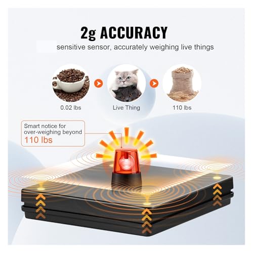 110 lbs Digital Postal Shipping Scale with Timer, Foldable Display for Packages and Luggage – Home and Office Weighing Tool