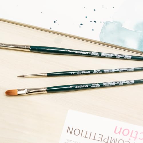da Vinci Nova Series 1375 Utility Brush, Utility Filbert Synthetic, Size 16