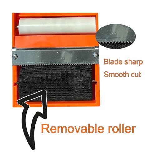 CHANGLKJ Kraft Paper Tape Cutter, Manual Kraft Tape Dispenser for Tape Width 25mm to 75mm, Sharp Durable Blade and Precise Smoothly Cutting, Long Using Life, for Packaging, Retail Stores, Supermarket