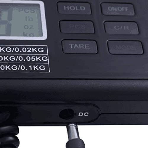 ZREVSB 300Kg High Precision Electronic Scale Profession Postal Weighing Parcel Commerce Industrial Multifunction Stainless Steel Platform for Fruit Encapsulation