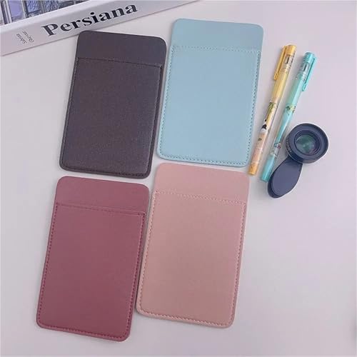 Superhao Pocket Protector 5 Pc Double-Layer Leak-Proof Pen Pouch PU Leather Pocket Protector Large Capacity Pencil Case for Hospital School Office(Color07)