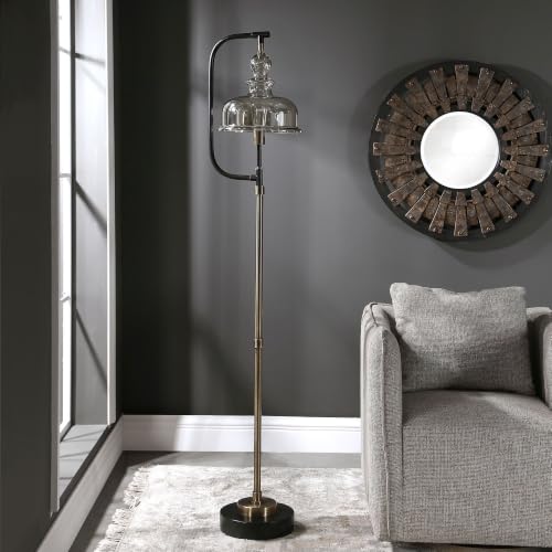 Uttermost Elieser 1 Light Industrial Floor Lamp 28193-1