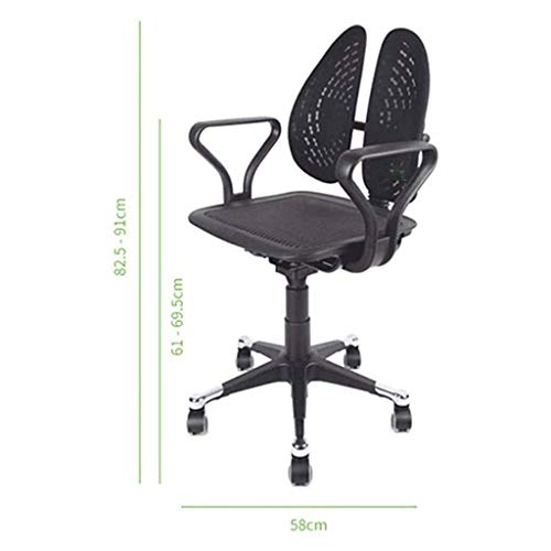 ONMYJFD Ergonomic Office Chair Home Staff Chair Can Be Raised and Lowered Computer Chair Conference Chair Comfortable