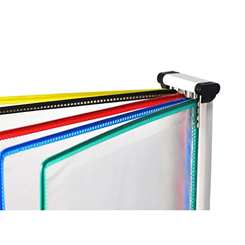YiAngjGBq Wall Mounted Folder Storage,Wall Mount Catalog Display Rack - Wall Mount Reference and Display System, A4 Folder Wall-Mounted File Holder, Poster Flip Book Display L23* H33cm