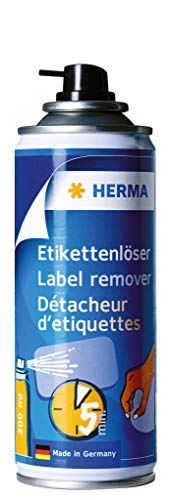 HERMA 1266 Adhesive Remover Label Remover Spray 200 ml, Adhesive Remover Label Remover Removes Adhesive Residue, Adhesive, Stickers, Stickers & Labels