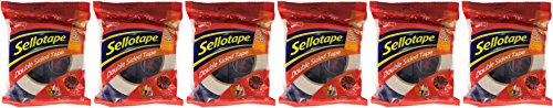 Sellotape Double Sided Tape 25mm x 33m Ref 1447052 [Pack of 6]