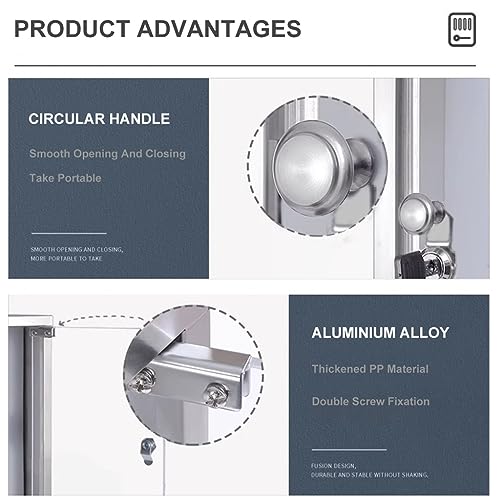 12/24/36/48/60 Slots Wall-Mounted Cell Phone Cabinet Stainless Steel Cell Phones Storage Cabinet Pocket Chart Storage Locker Box With Portable Handle Key Lock & Handwritten Tags ( Color : Silver , Siz