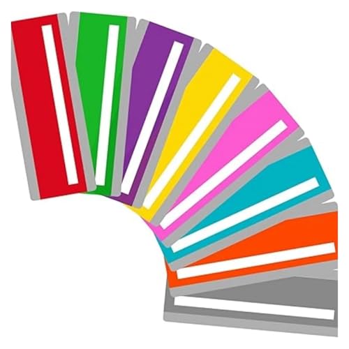 Guided Reading Strips 16pcs Large Size Guided Reading Strips Highlight Overlays Multicolor Tracking Rulers for Dyslexics Bookmarks