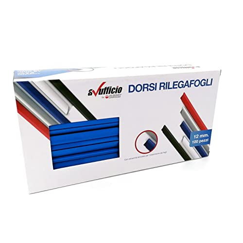 Paper Binds, A4 Diameter 12 mm, Capacity 75 Sheets, Pack of 100, Blue