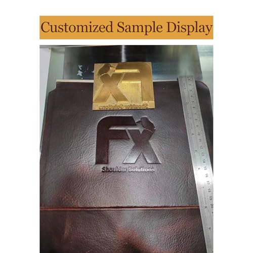 Geslun Personalized Leather Portfolio 3 Ring Binder for 8.5 x 11" Notepad