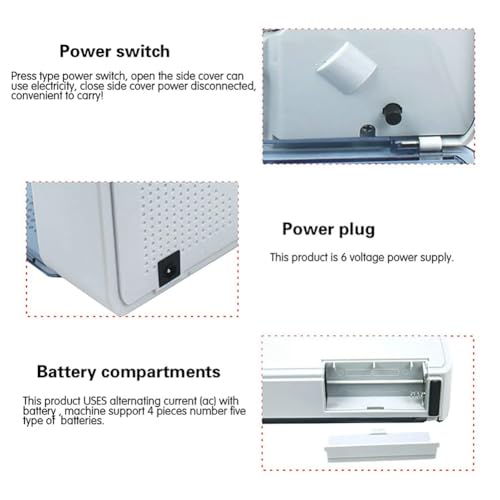 Acivirdde Money Counting Machine - Mini Handheld Currency Counter with LED Display for Banknotes - Portable Bill Cash Register