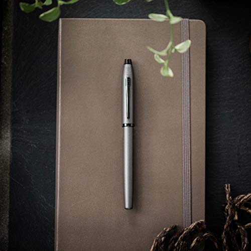 Cross Century II Refillable Gel Ink Rollerball Pen, Medium Rollerball, Includes Luxury Gift Box - Translucent Blue Lacquer