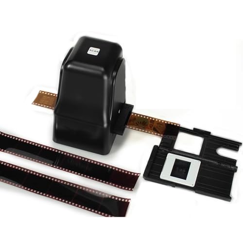18MP Film Scanner, Slide Digitizer Scanner Viewer, Quickly Convert Negatives & Slides to Digital JPEG Photos, Compatible w/135, 126 Film