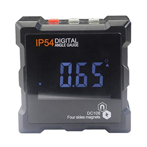 TEOYETTSF Electronic Protractor Digital Inclinometer 0-360 Degree IP54 Digital Bevel Box Angle Gauge Meter Magnets Base Measuring Tool