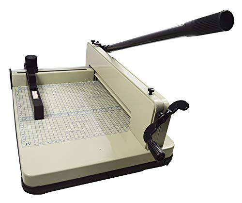 INTSUPERMAI Paper Cutter 12.2inch Stack Paper Trimmer Cutter A4 Manual with 0.02-1.58inch Tickness Max Width 12.2inch Heavy Duty Guillotine Paper Trimmer for Office School