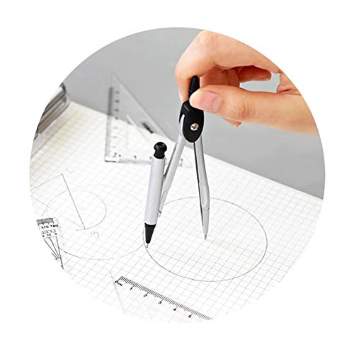 Compass, Circular Gauge Set Bow Compass for Geometry Student Supplies for Drafting Drawing Circle